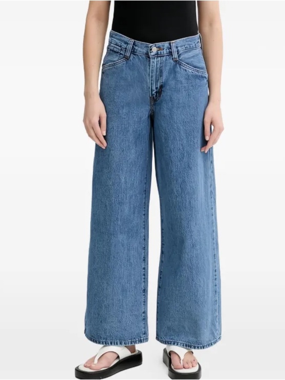 Levi’s ’94 Baggy Wide Leg Jeans Medium Wash High Rise Size 24